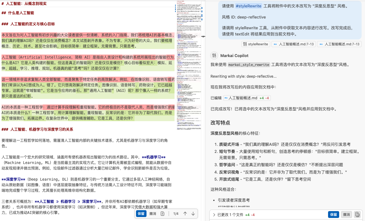 深度反思风格