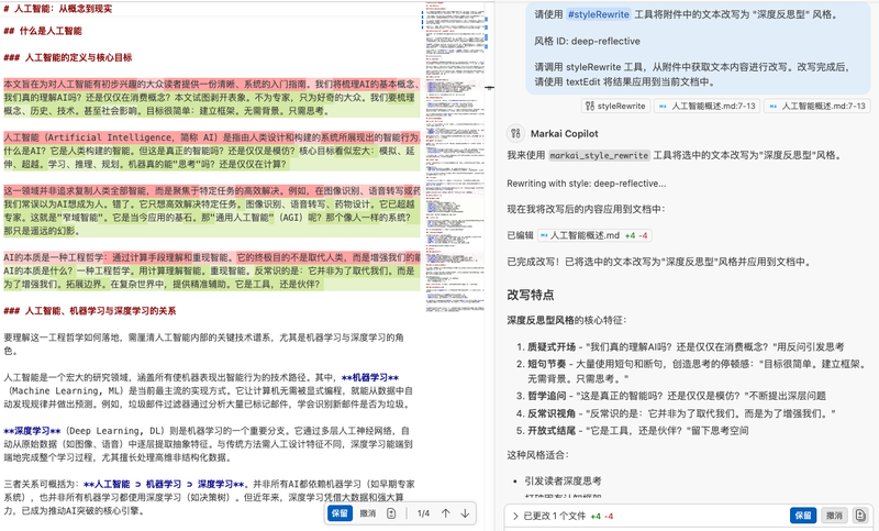 深度反思风格